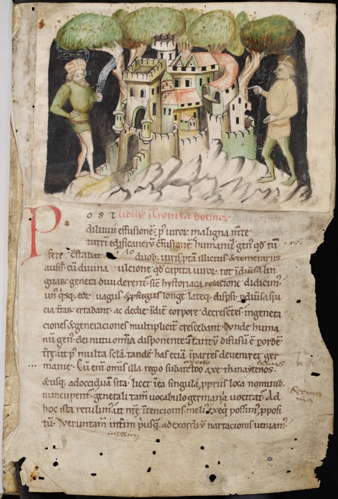 Budyšínský rukopis s vyobrazením Pražského hradu